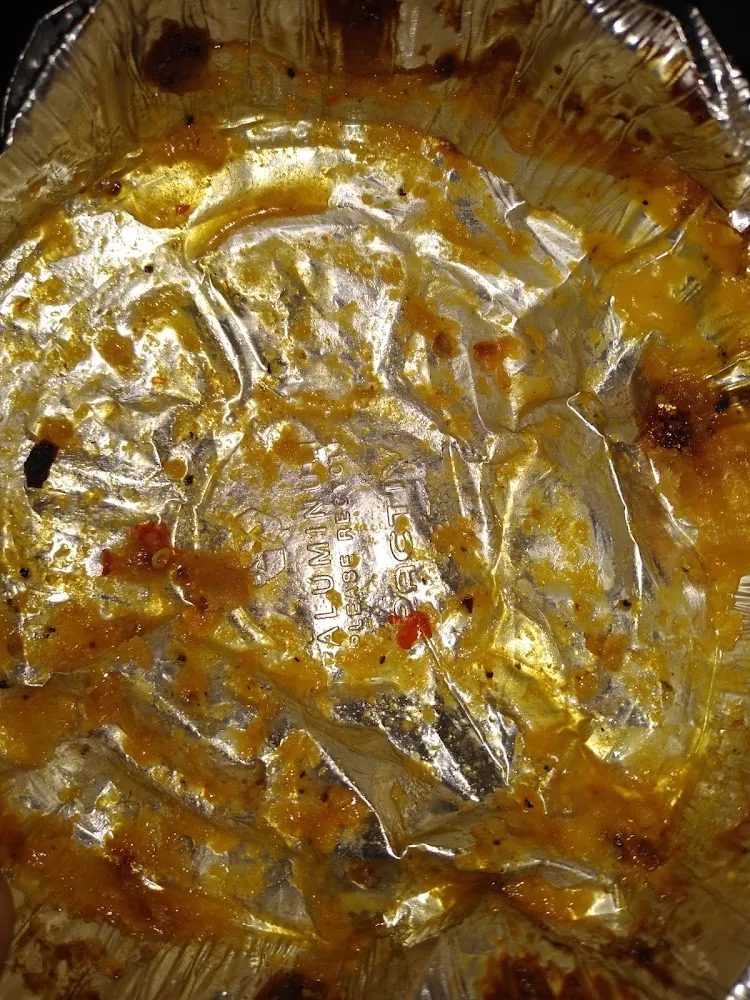 Big Gooch Fries Devoured with Wing Sauce